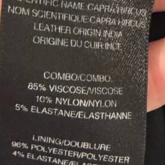 Alice + Olivia Harvey Open Front Goat Suede Leather Jacket | Women's Small Black - Picture 8 of 9